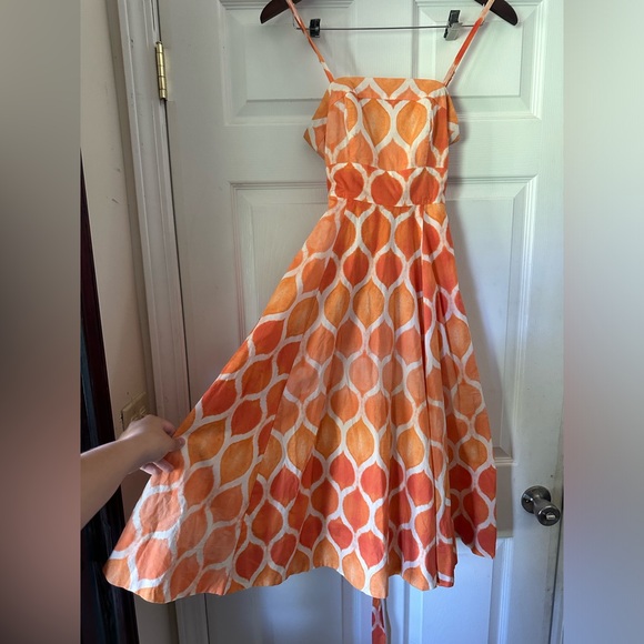 NWT ANTHROPOLOGIE Freya Poplin Dress Womens size 0 - Picture 4 of 12